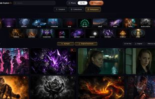 Explore Phone and PC wallpapers by category, browse creators and collections, use personalized discovery tools, and find Original downloads.
