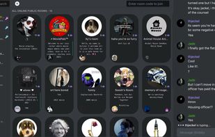 rabb.it like public rooms, and lobbies to chat with people site-wide.