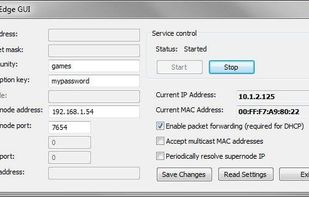 N2N Edge GUI screenshot 1