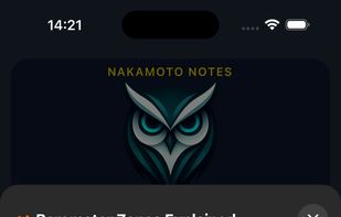 Nakamoto Notes screenshot 2