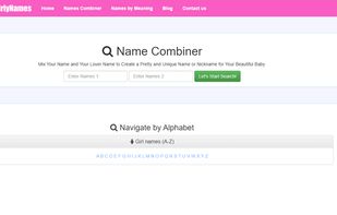 Name Combiner Web App screenshot 1