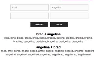 Name Combiner screenshot 2