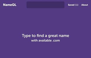 NameQL screenshot 2