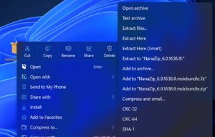 NanaZip screenshot 1