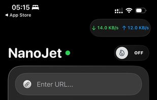 NanoJet screenshot 1