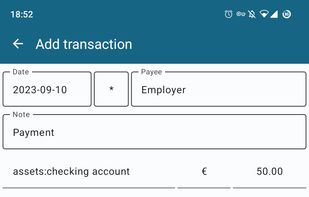NanoLedger screenshot 1
