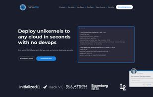 NanosVMs screenshot 1