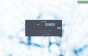 nanoURL screenshot 1