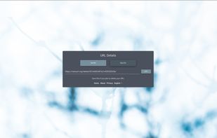 nanoURL screenshot 2