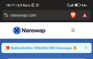 Nanswap screenshot 1