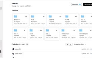 This image shows the workspace/home of a signed up member. You can see the content maagement system laid down and feedback.