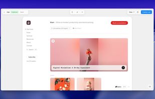 The self-maintaining hub. Now you can ditch your stale website.
