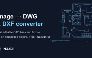 Nasjicad: free 2D CAD in the browser with DWG/DXF support