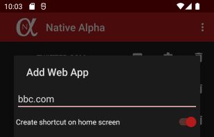 Native Alpha screenshot 1