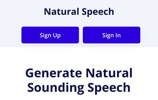 Natural Speech screenshot 1