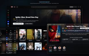 Media Hub: Discover where to stream movies and series, preview official soundtracks, and launch your favorite platforms.