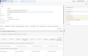 Navatom PMS is deeply integrated into other products, such as Spare Parts, Forms, Risk Assessment, Deficiencies, Enquiries, and more.