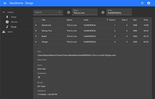 Navidrome screenshot 2