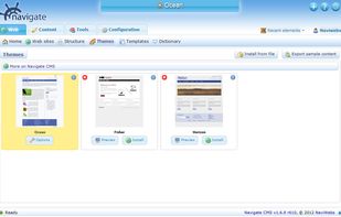 Navigate CMS screenshot 1