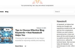 Nawalsoft Blog screenshot 1