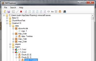 NBTExplorer screenshot 1