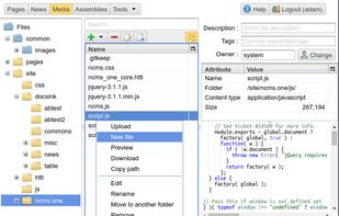 Assets management UI