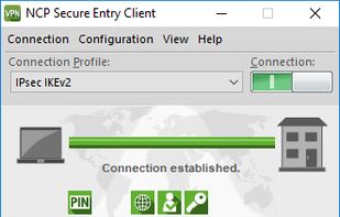 NCP Secure Entry Client screenshot 1