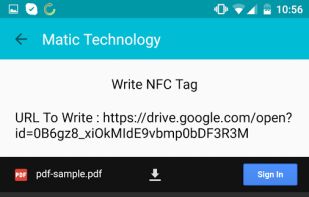 Near Field Communication | Matic Technologies screenshot 1