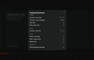 Keyboard shortcuts for quick access and navigation