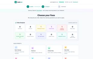 neatcsv screenshot 3