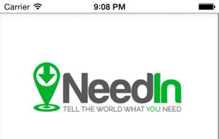 Mobile app login screen