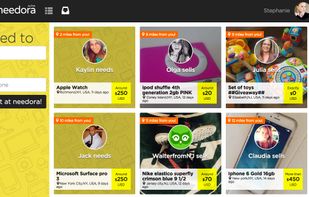 Once you log in, post of people close to you based on your location are listed first.