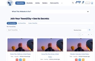 Join your town or city free — verified as a real local, but anonymous.