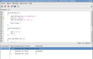 Nemiver screenshot 1