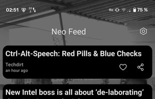 Neo Feed screenshot 1