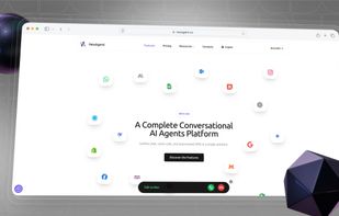 Conversational AI agent that responds in real time to chat.
