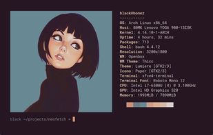 Neofetch screenshot 1