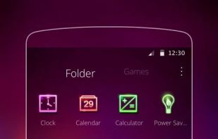 Neon Light Icon Pack screenshot 2