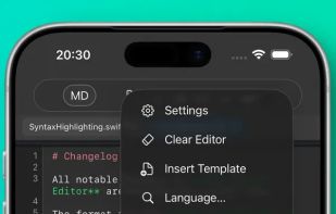 Neon Vision Editor screenshot 1