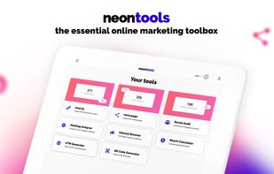 neontools home dashboard