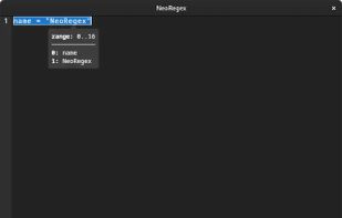 NeoRegex screenshot 1