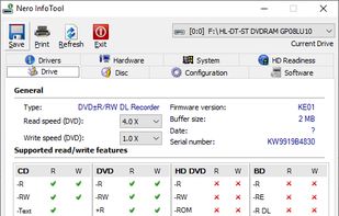 Nero InfoTool screenshot 1