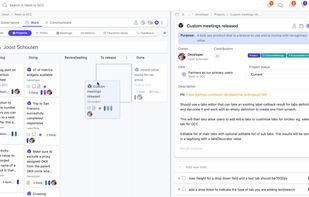 Powerful collaboration tools with fully customisable team/circle boards