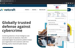 Netcraft App screenshot 1