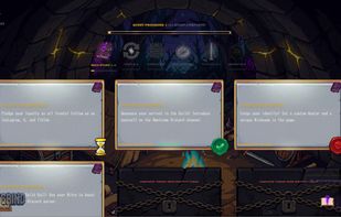Quest Board - Students complete missions and upload proof of work to earn XP and Gold