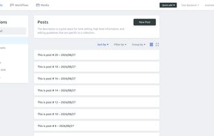 Decap CMS screenshot 1