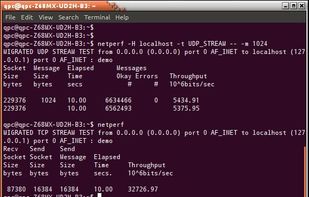 netperf screenshot 1