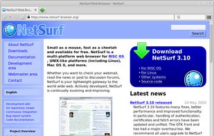 NetSurf screenshot 1
