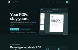 Nettongia PDF Editor screenshot 1