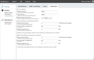 NetVizura EventLog Analyzer - configuration